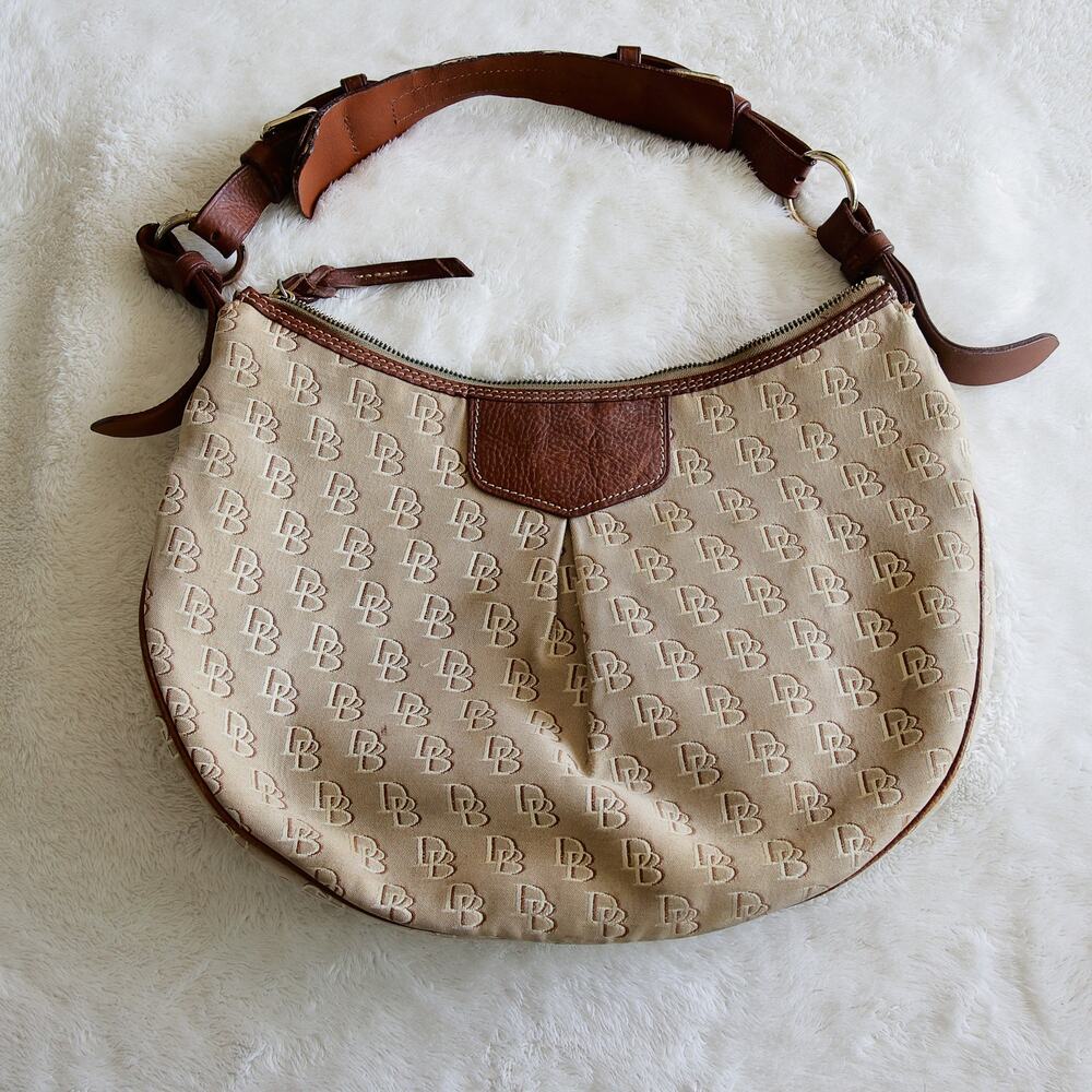 Dooney & Bourke  Luisa Monogram Canvas and Leather shoulder bag